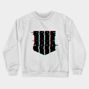 Black Ops 4 Logo Glitch Effect Black Crewneck Sweatshirt